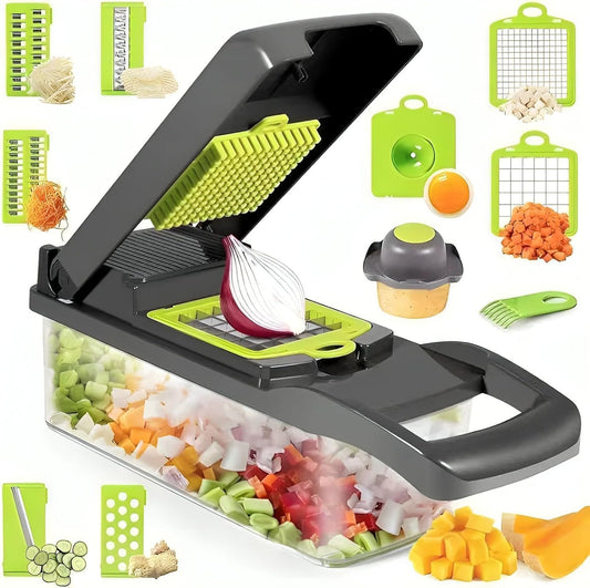 14-In-1 Vegetable Chopper & Mandoline Slicer
