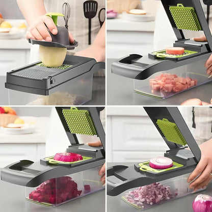14-In-1 Vegetable Chopper & Mandoline Slicer